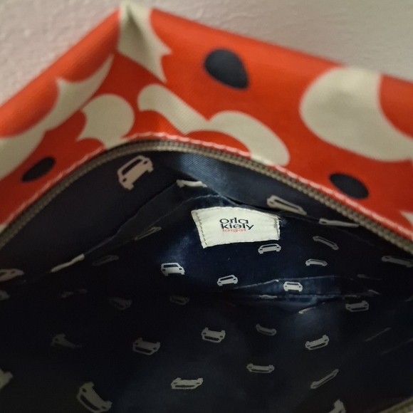 Orla Kiely Floral Red and White Crossbody Bag - Picture 8 of 16